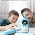 Pikkukuva 6 / 9: 2 kpl Lasten Walkie Talkie Ladattava 1000mAh Kämmenlaite 0,5W 3km Radio lähetin
