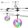 Miniatyrbild 5 av 6: Vuxna Barn Blinkande Mini Drone Leksaker Barn Färgglada Skinnande LED RC Flygande Kristall Ball