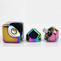Miniatyrbilde 1 av 7: Fargerik magnetisk  fidget spinner stress avlastning leker for barn