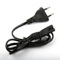 Miniatyrbillede 3 af 5: Universal 1m EU Standard til Figur 8 C7 2-Pin Stik AC Strøm Kabel Bly ledning