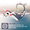 Miniatyrbillede 4 af 8: 2.4G F949 LCD Version RC Fly Cessna 182 3D6G 3Ch Fixed Wing Plane