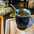 Pikkukuva 5 / 6: Ruostumaton teräs kaksoisseinä 8oz Argentiina Yerba Mate kurpitsa pommilla ja puhdistusharjalla