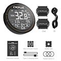 Miniatyrbillede 4 af 8: GPS Cykel Computer Cykling Speedometer Cykel Tilbehør Hastighed Kilometertæller