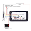 Miniatyrbild 5 av 6: LCD Display DC Batteri Monitor Meter Voltmeter Amperemeter