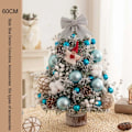 Miniatyrbillede 1 af 7: Bord LED Jule Træ Festival Dekoration  Lys Fyrer Træ Mini Xmas Træ Jule Dekoration