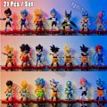 Miniatyrbilde 3 av 11: Anime Figur Sønn Gohan Vegeta Broly Piccolo Majin Buu Set Action Figurine