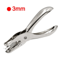 Miniatyrbillede 7 af 8: Enkelt Hul Puncher Metal 6mm Pore Diameter Punch Tang Hånd Papir Scrapbooking Punches