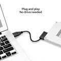 Pikkukuva 7 / 7: PzzPss USB 2.0 Mini Sata II 7+6 13Pin sovitin muunnin kaapeli kannettavalle CD/DVD ROM Slimline asema muunnin HDD Caddy