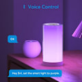 Pikkukuva 2 / 6: Älykäs pöytä lamppu RGB LED Wi-Fi yö lamppu 6W kosketus anturi himmennettävä vuode valo tuki Alexa Google Assistant
