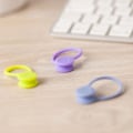 Pikkukuva 3 / 10: Uudelleenkäytettävät kierre siteet nippuun järjestämiseen kaapelit kuulokkeet USB lataus johto silikoni kaapeli kela