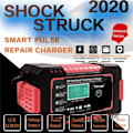 Miniatyrbilde 5 av 9: Full Automatisk Bil Batteri lader 12V Display Smart Batteri lader Power Puls Reparasjon ladere
