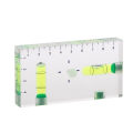 Miniatyrbild 3 av 5: Transparent Två riktningar Magnetisk Level Bubble Mini Level