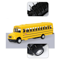 Pikkukuva 3 / 7: Diecast Seos Inertia Koulu Bussi Malli Vedä Taka Auto lelut ajoneuvo lasten koulutus lelu