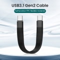 Pikkukuva 5 / 7: USB Tyyppi C To USB C 3.1 Gen2 10Gbps Data kaapeli MacBook Pro USB C PD 60W 3A QC3.0 pikalataus johto