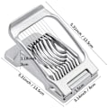 Miniatyrbild 8 av 8: Bästa kvalitet Tung Aluminium Legering Ägg Skärare Skär för Hårdkokta Ägg Mångsidiga Äggskärare