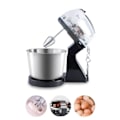 Miniatyrbillede 2 af 8: 100W El Mad Stand Blander Fløde Blender Dej Æltning 7 Speed Kage Brød Kok Maskin Piskeris Æg Piskeris 220V