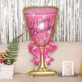 Miniatyrbild 5 av 10: Unik champagne vin flaska ballong ölglas bägare ballonger för födelsedag bröllop fest dekoration