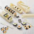 Miniatyrbild 3 av 7: Sushi Maker och Ris cirkulär Mögel Japansk Tårta kärleksliknande Mögel Multifunktionell Form fyrkantig Sushi Making Verktyg Set