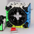 Miniatyrbilde 7 av 7: 3x3  3x3x3 Professional Game Gar Wheel Magico Cubo