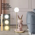 Pikkukuva 10 / 11: Nordic Modern Rabbit pöytä LED lattia lamppu asumiseen lapsille Lapset‘s huone
