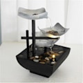 Miniatyrbild 7 av 7: Desktop Fountain 3 Layer Avslappning Automatisk Pump Med Ström Switch Ultra djup Sink