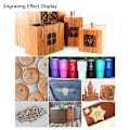 Miniatyrbillede 6 af 6: 30W Laser Gravering Maskine CNC Laser Graver DIY Mini Logo Mark Printer Cutter Træ Glas Acryl Skæring Værktøj