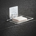 Miniatyrbild 2 av 6: Rostfritt stål tvål disk badrum förvaring tvål ställ plåt låda behållare  vägg förvaring ställ hållare