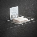 Miniatyrbilde 2 av 6: Rustfritt stål Såpe oppvask bad oppbevaring såpe stativ plate boks beholder  vegg oppbevaring stativ holder