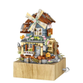 Miniatyrbilde 6 av 6: Mini By Blomst Vindmølle Hus Musikk Eske Bygning Klosser Venner Figurer Arkitektur Klosser Leker