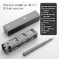 Miniatyrbild 3 av 10: 46 i 1 Skruvmejsel set magnetisk skruvmejsel bitar torx hex skruv drivrutin set precision telefon PC reparation verktyg