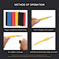 Miniatyrbilde 6 av 7: 328 stykker Varme Shrinkable Tube Isolation Miljø Beskyttelse Varme Shrinkable  Elektrisk Kabel Sleeving