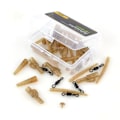 Miniatyrbillede 4 af 6: 40 stk. Karper Fiskeri Sikkerhed Bly Clips Hale Gummi Konus Anti Tangle Sleeve Quick Change Swivels