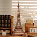 Miniatyrbild 3 av 7: Rolife Natt Eiffeltornet 3D Träpussel för tonåringar Vuxen miniatyr Utsikter över berömda byggnader leksaker