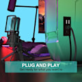 Miniatyrbilde 5 av 6: Samling Zealsound RGB opptak mikrofon med leddet arm/USB kondensator mikrofon med stativ for spill