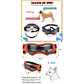 Miniatyrbilde 6 av 6: Vernebriller for hunder hund briller UV beskyttelse briller snø beskyttelse vind beskyttelse støvbeskyttelse med justerbar stropp