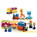 Miniatyrbillede 4 af 7: By Serie Big Size Variety tog  Figurer Bygge Klodse Sæt Kompatible Duploe Klodser Børne Legetøj