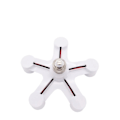 Miniatyrbilde 1 av 3: E27 LED Base Lys Skrue E27 til E27 Splitter Adapter Lampe Holder Socket