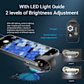 Miniatyrbild 5 av 8: Digital 200X mikroskop lins med CPL mobil LED guide ljus lampa mikro ficka supermakro lins