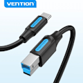 Pikkukuva 2 / 7: Tuuletus USB C USB tyyppi B 3.0 kaapeli kiintolevylle kotelo levy kotelo verkko kamera digitaalinen video Blue ray asema C-tyyppi neliö johto