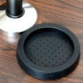 Miniatyrbild 2 av 5: Espresso Kaffe Rund Tamping/Tamper Pad/Holder SVART Mat Grade Silicon Mat Kaffe bryggare
