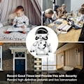 Miniatyrbilde 7 av 7: Sikkerhet Beskyttelse Smart Hjem Full HD 1080P Automatisk Overvåking IP TV Hjem Wifi Kamera Space Robot Baby Kamera Monitor