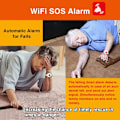 Miniatyrbild 5 av 7: WiFi Panik Knapp för Äldre Senior Nödläge Höst Alert Enheter SOS Life Larm Vårdgivare Pagerare