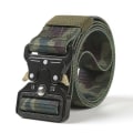 Miniatyrbillede 1 af 3: Army Style Combat Bælter Quick Release Tactical Bælte Mode Mænd Militær Lærred Linje Udendørs Jagt Vandreture Værktøjer