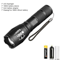 Pikkukuva 4 / 7: Kannettava tehokas LED lamppu XML-T6  taskulamppu Linterna taskulamppu