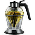 Miniatyrbillede 1 af 6: Diamant formet glas honning dispenser 200 ml stor kapacitet multifunktionel olie flaske eddike og sauce dispensere køkken værktøj