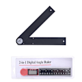 Miniatyrbilde 5 av 6: 200mm 8'' Digital Angle Finder Linjal Protractor Inclinometer  Elektron Goniometer  Vinkel Lengde Måleverktøy