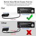 Miniatyrbillede 3 af 6: HDMI lyd extraktor 4K 60Hz HDMI 2.0 Audio Extractor ARC Splitter 5.1 Ch HDMI to toslink audio konverter
