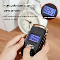Miniatyrbild 3 av 8: Svart 50 kg Bärbar Elektronisk Bärbar Bagage Våg LCD Digital Display Skärm Express Leverans Våg Hoo