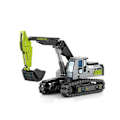Miniatyrbillede 5 af 7: By Enginering Bygning Bygning Klodser Gravemaskine Bulldozer Kran Dumper Lastbil Klods Legetøj