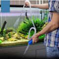 Miniatyrbild 5 av 7: Akvarium Siphon Fisk Tank Syphon Dammsugare Pump Halvautomatisk Vatten Ändra Koppling Grus Vatten Filter